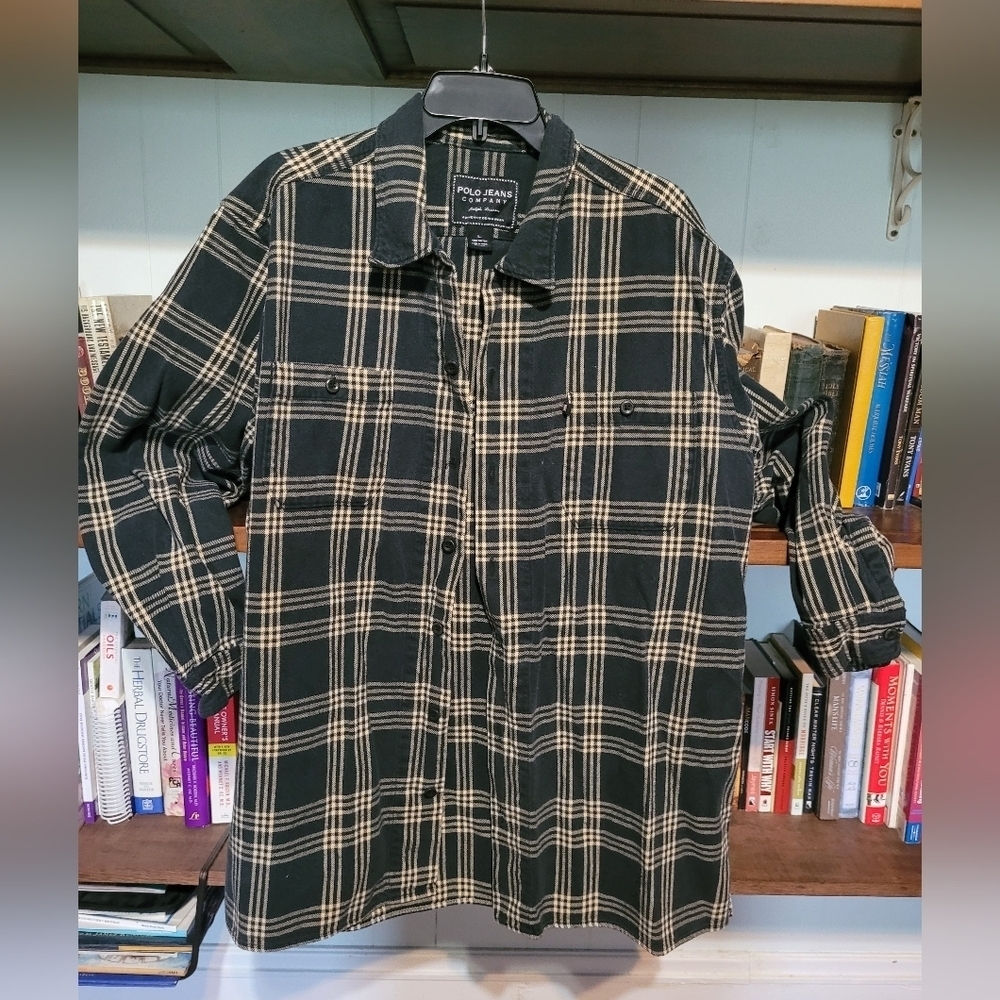 Polo Ralph Lauren Performance Flannel Mens Large Classic Fit
